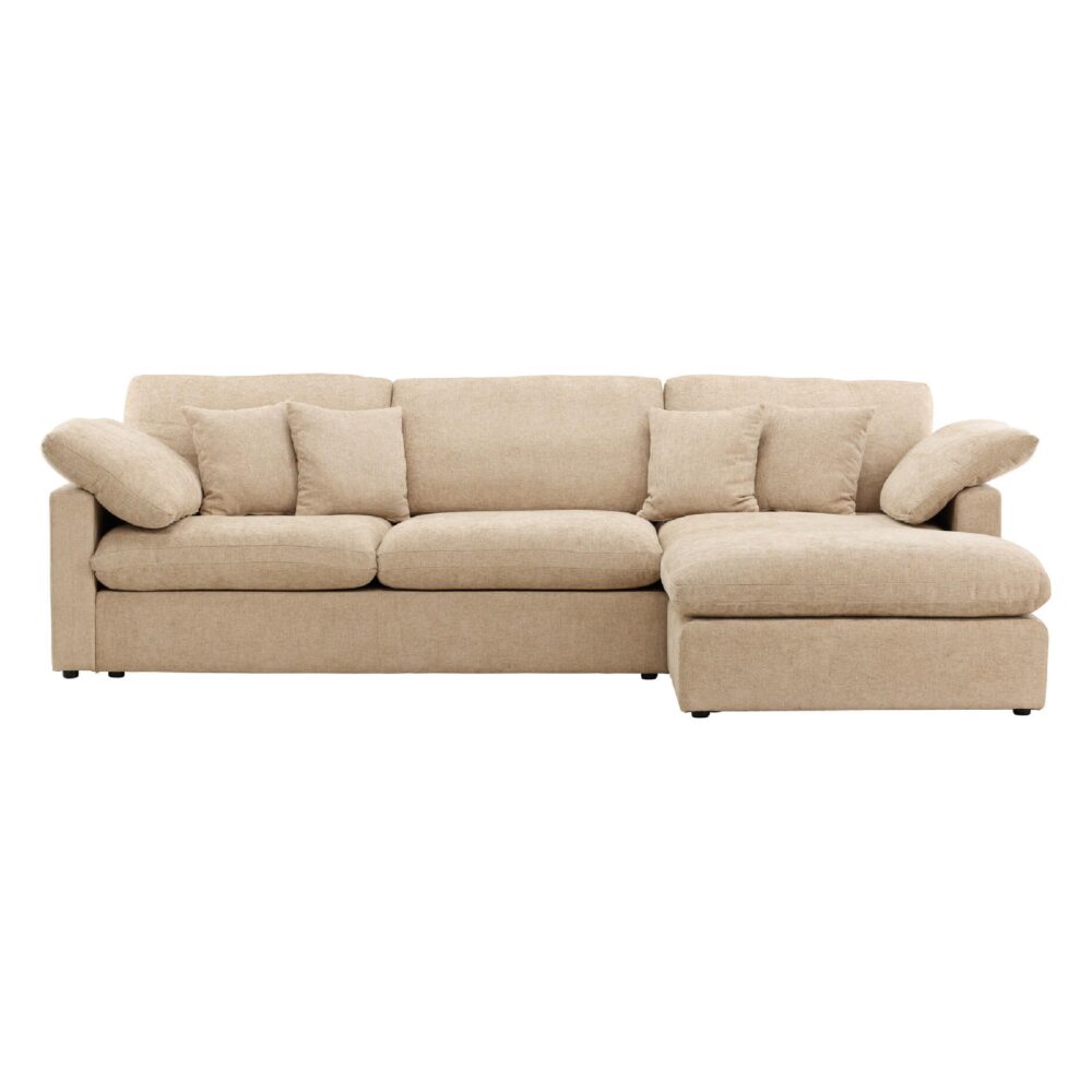 zandkleurige hoekbank Tova afbeelding 1