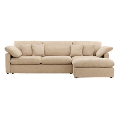 zandkleurige hoekbank Tova afbeelding 1