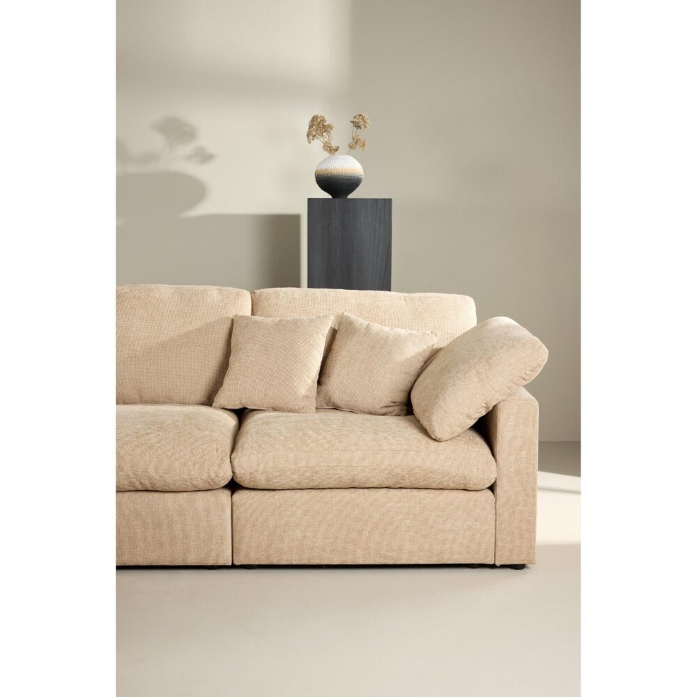 zandkleurige hoekbank Tova afbeelding 11