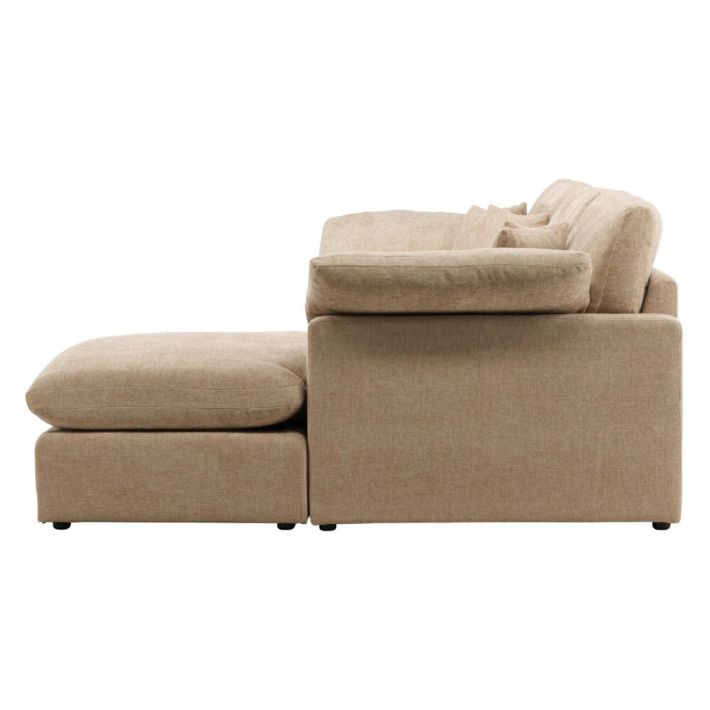 zandkleurige hoekbank Tova afbeelding 7