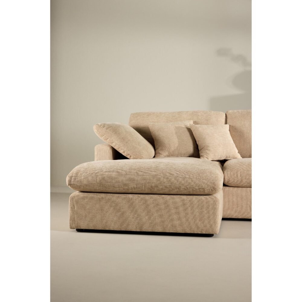 zandkleurige hoekbank Tova afbeelding 12