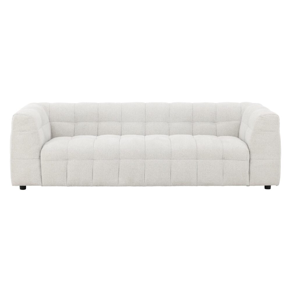 beige stoffen 3-zitsbank afbeelding 1