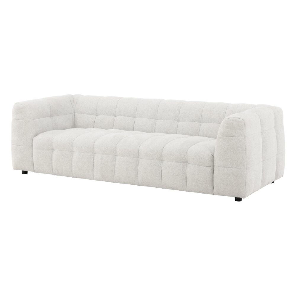 beige stoffen 3-zitsbank afbeelding 2