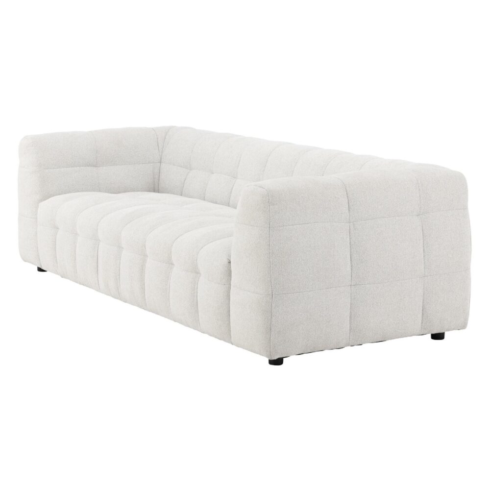 beige stoffen 3-zitsbank afbeelding 3