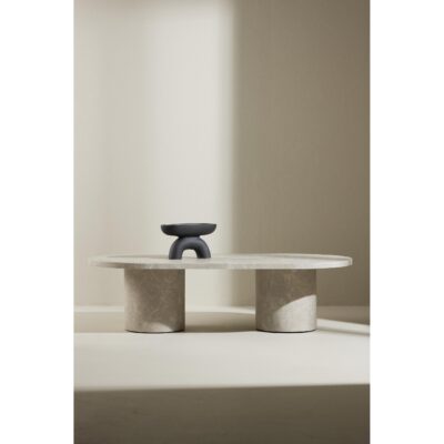 Nest of Nora beige marmerlook salontafel 120x60 afbeelding 5