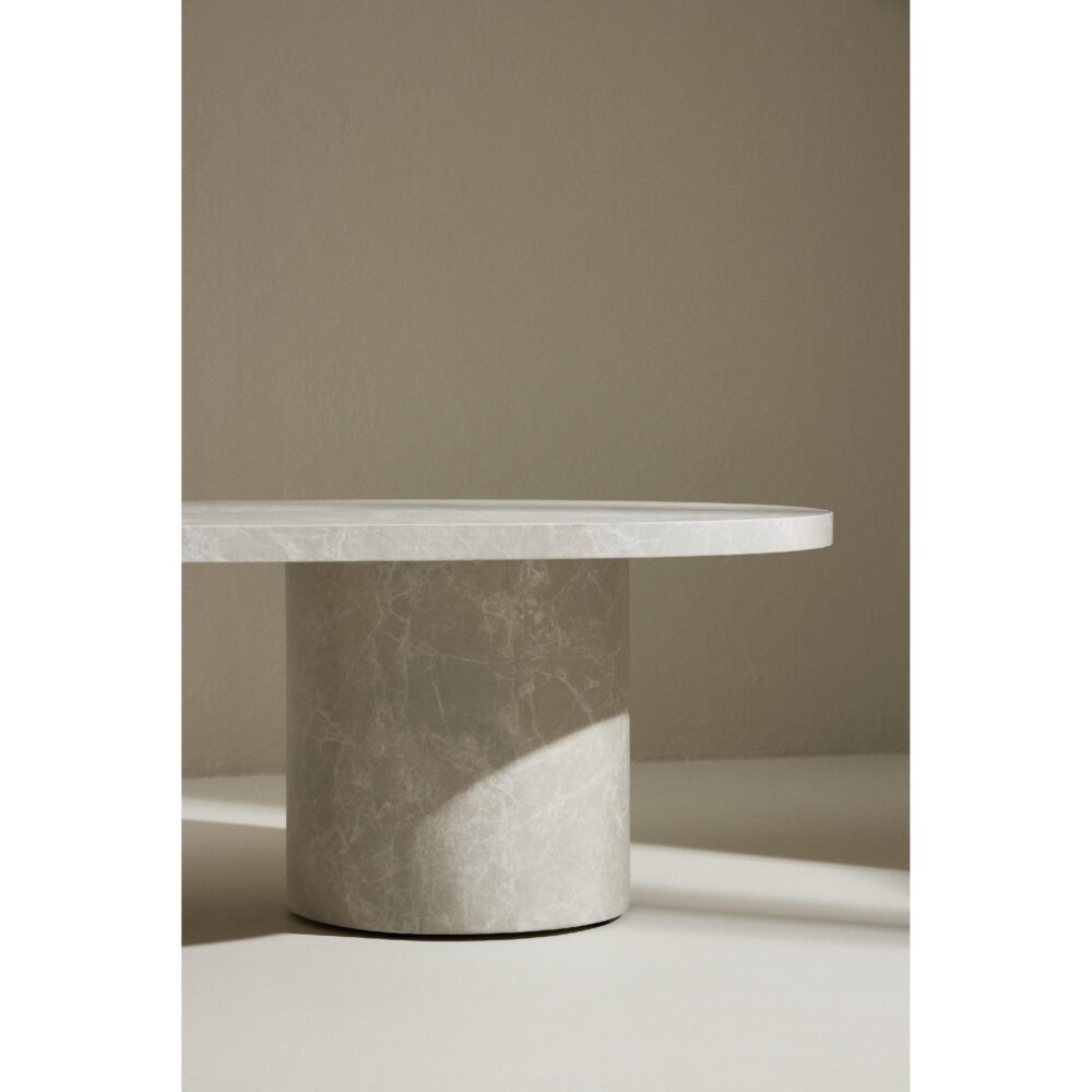 Nest of Nora beige marmerlook salontafel 120x60 afbeelding 7