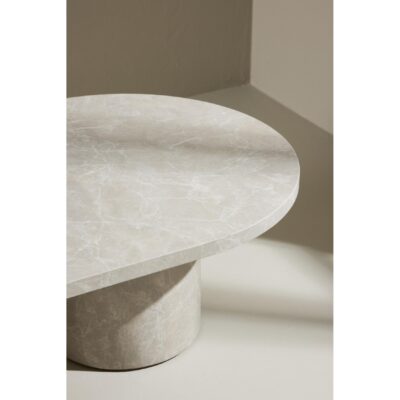 Nest of Nora beige marmerlook salontafel 120x60 afbeelding 8