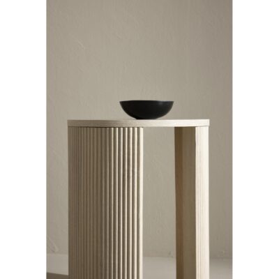 ronde whitewash bijzettafel MDF afbeelding 6