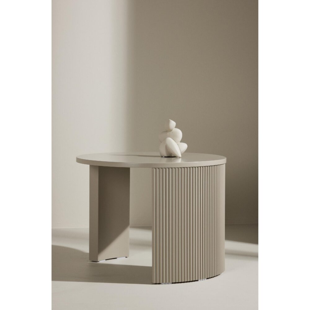 ronde beige salontafel Mira afbeelding 5