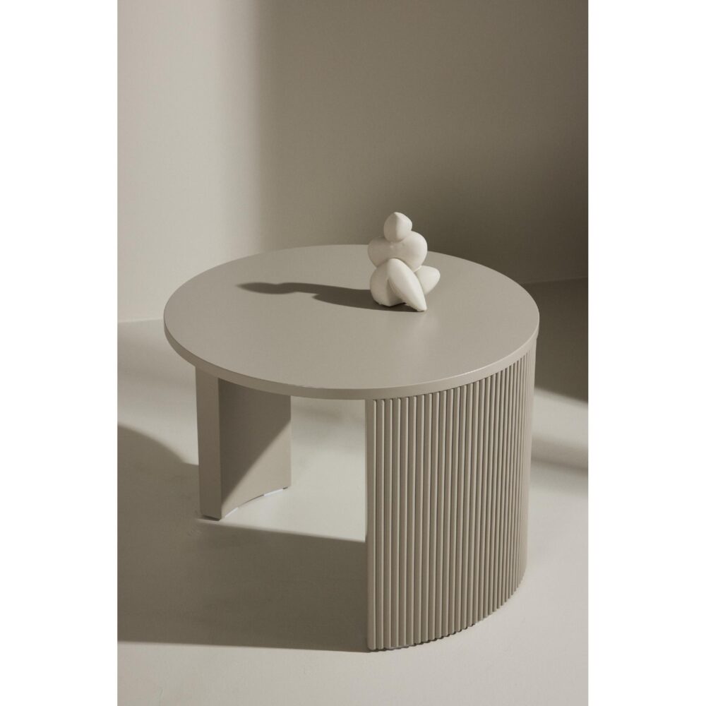 ronde beige salontafel Mira afbeelding 6