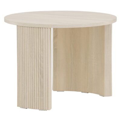 ronde whitewash salontafel Mira 60 cm afbeelding 2