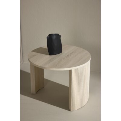 ronde whitewash salontafel Mira 60 cm afbeelding 6