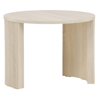 ronde whitewash salontafel Mira 60 cm afbeelding 3