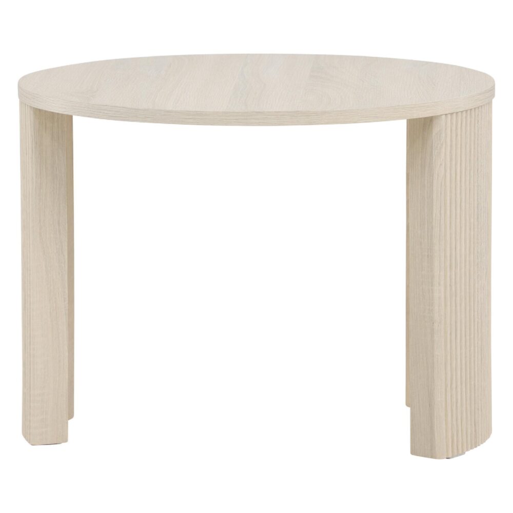 ronde whitewash salontafel Mira 60 cm afbeelding 4