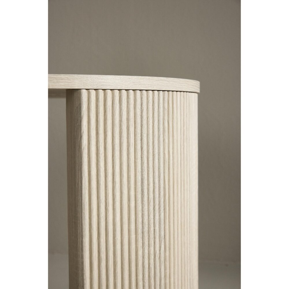 ronde whitewash salontafel Mira 60 cm afbeelding 9