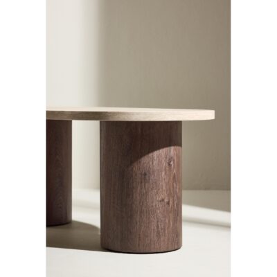 ovale salontafel travertinlook Anli afbeelding 6