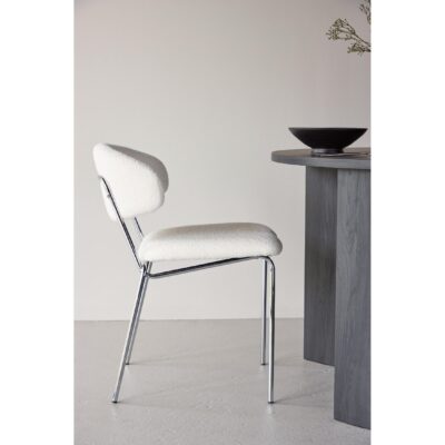 Menno witte bouclé eetkamerstoelen set van 2 afbeelding 10