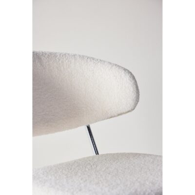 Menno witte bouclé eetkamerstoelen set van 2 afbeelding 12