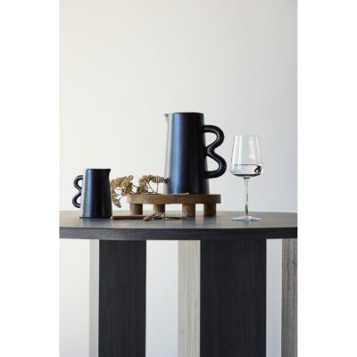 zwarte ronde eettafel Edda 120 cm afbeelding 4