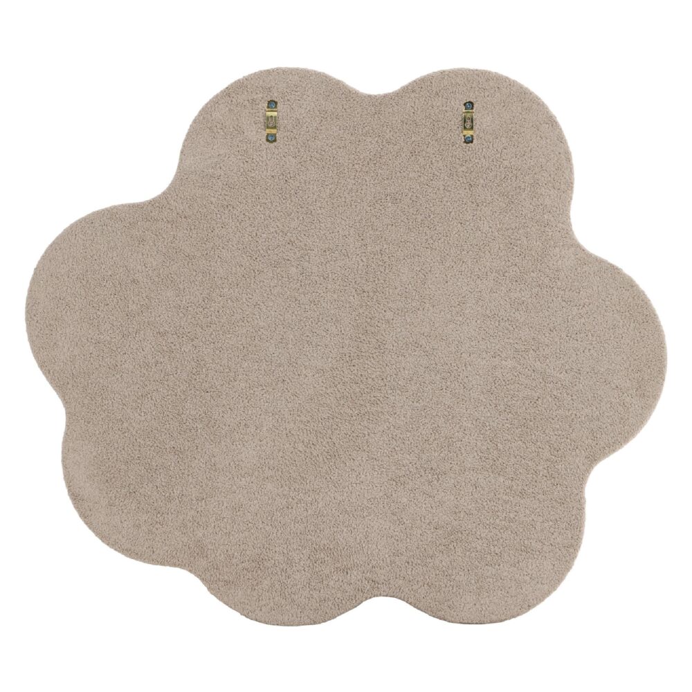 bouclé wandspiegel 70x70 afbeelding 4