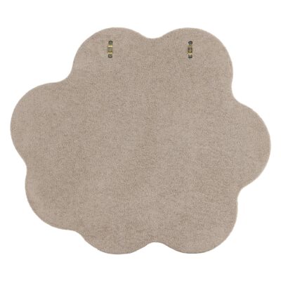 bouclé wandspiegel 70x70 afbeelding 4