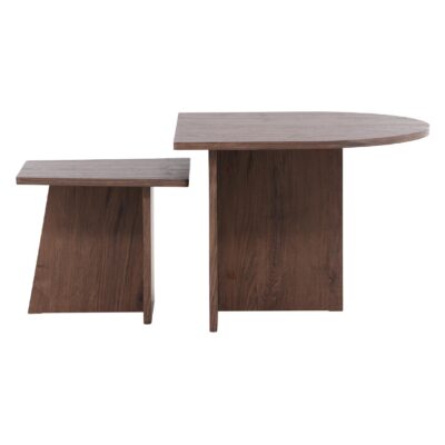 salontafel set vierkant mocca afbeelding 1