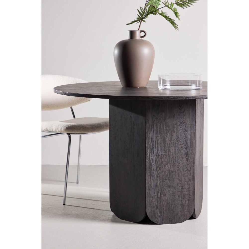 ronde eettafel Lara 120 cm zwart afbeelding 4