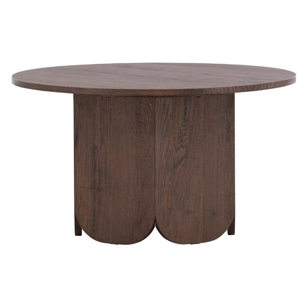 ronde salontafel Lara 80 cm mocca afbeelding 1