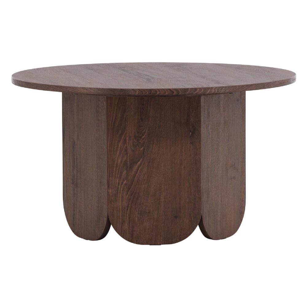 ronde salontafel Lara 80 cm mocca afbeelding 2