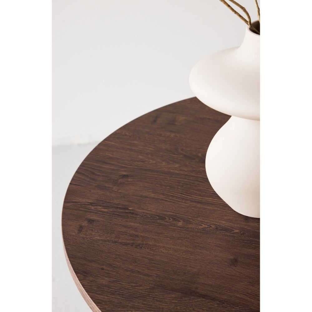 ronde salontafel Lara 80 cm mocca afbeelding 6