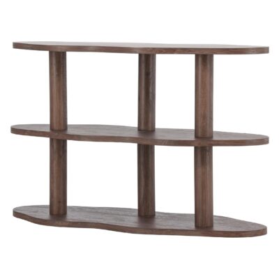 Fjora open boekenkast mocca afbeelding 2