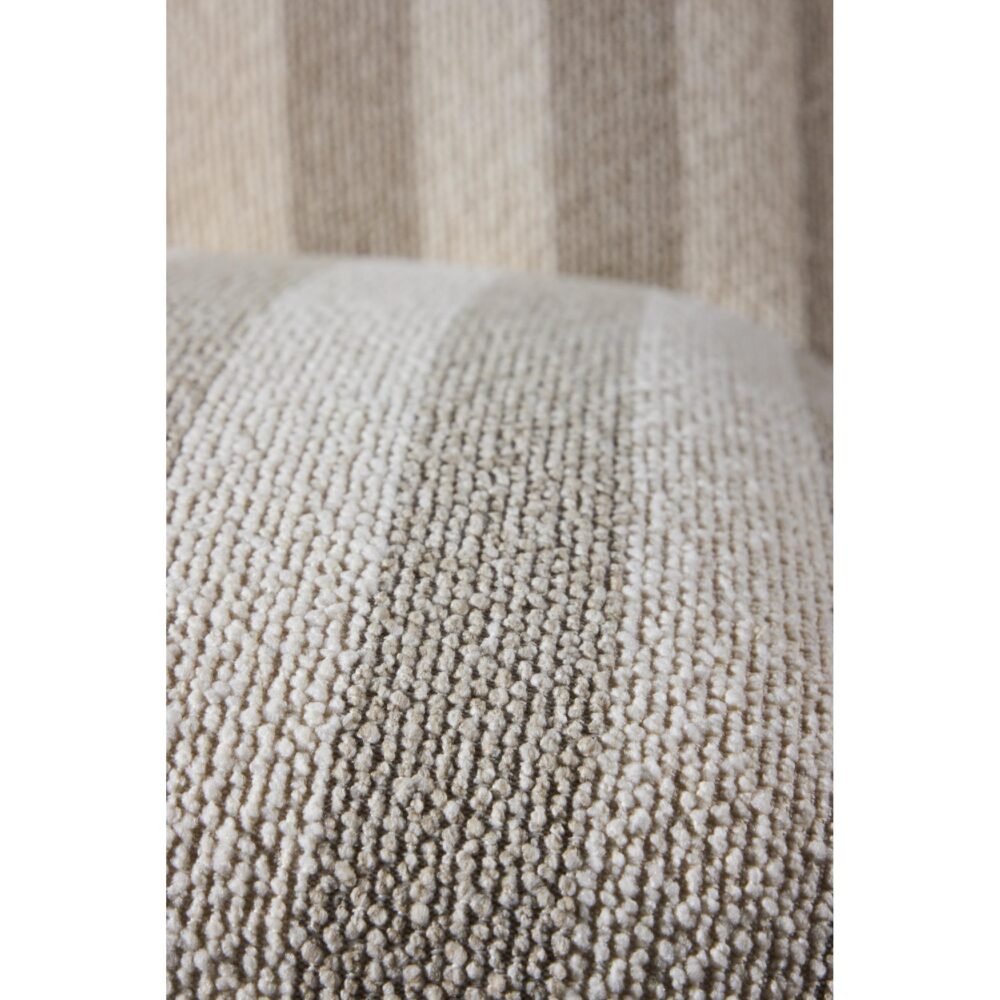 gestreepte beige loungestoel zonder armleuningen afbeelding 7