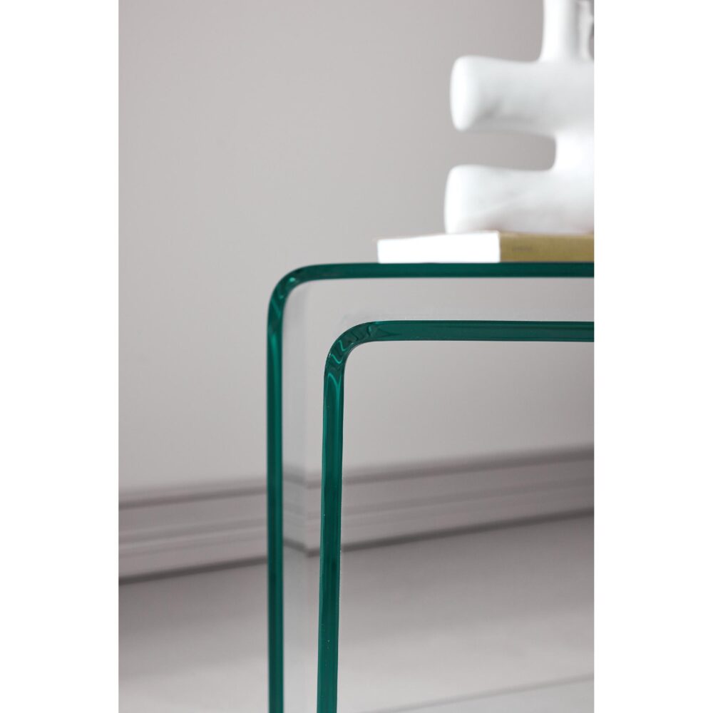 transparante glazen bijzettafels set van 2 afbeelding 8