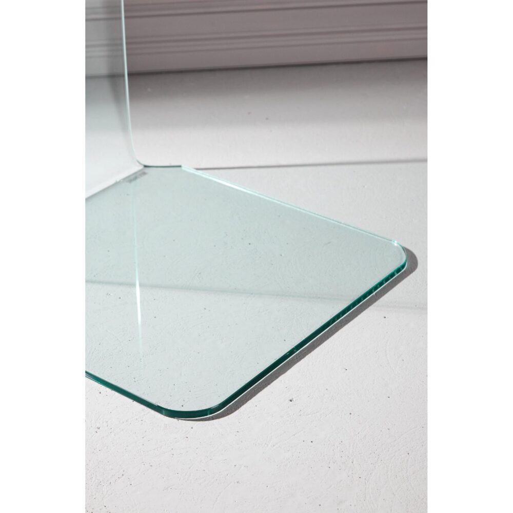 transparante glazen bijzettafel afbeelding 8