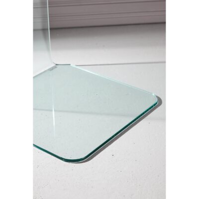 transparante glazen bijzettafel afbeelding 8