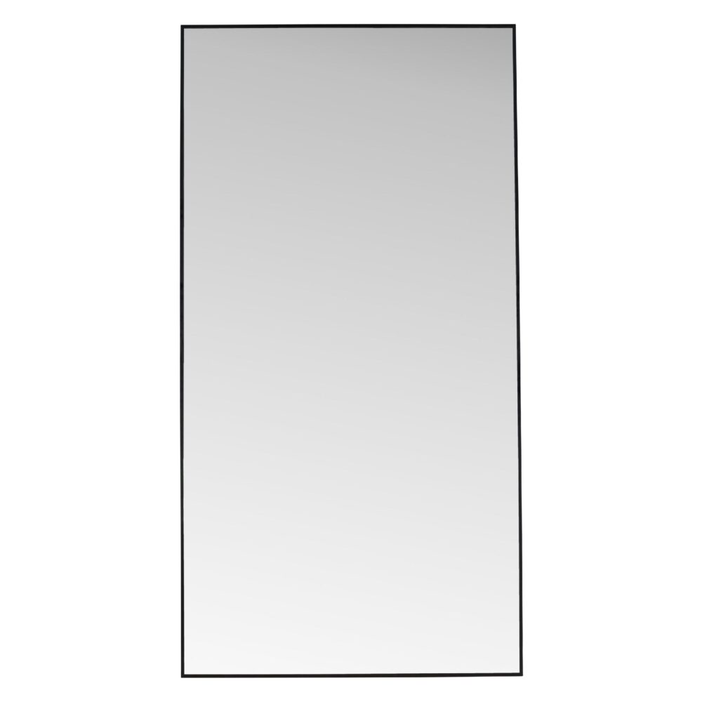 zwarte staande passpiegel 100x193 afbeelding 1