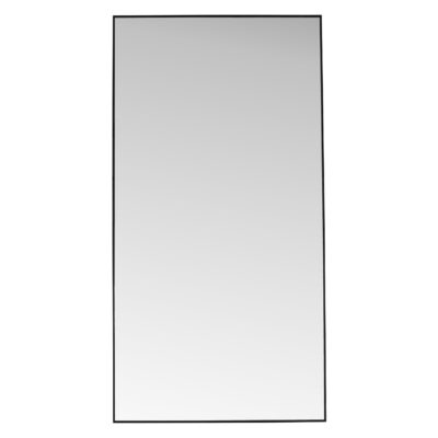 zwarte staande passpiegel 100x193 afbeelding 1