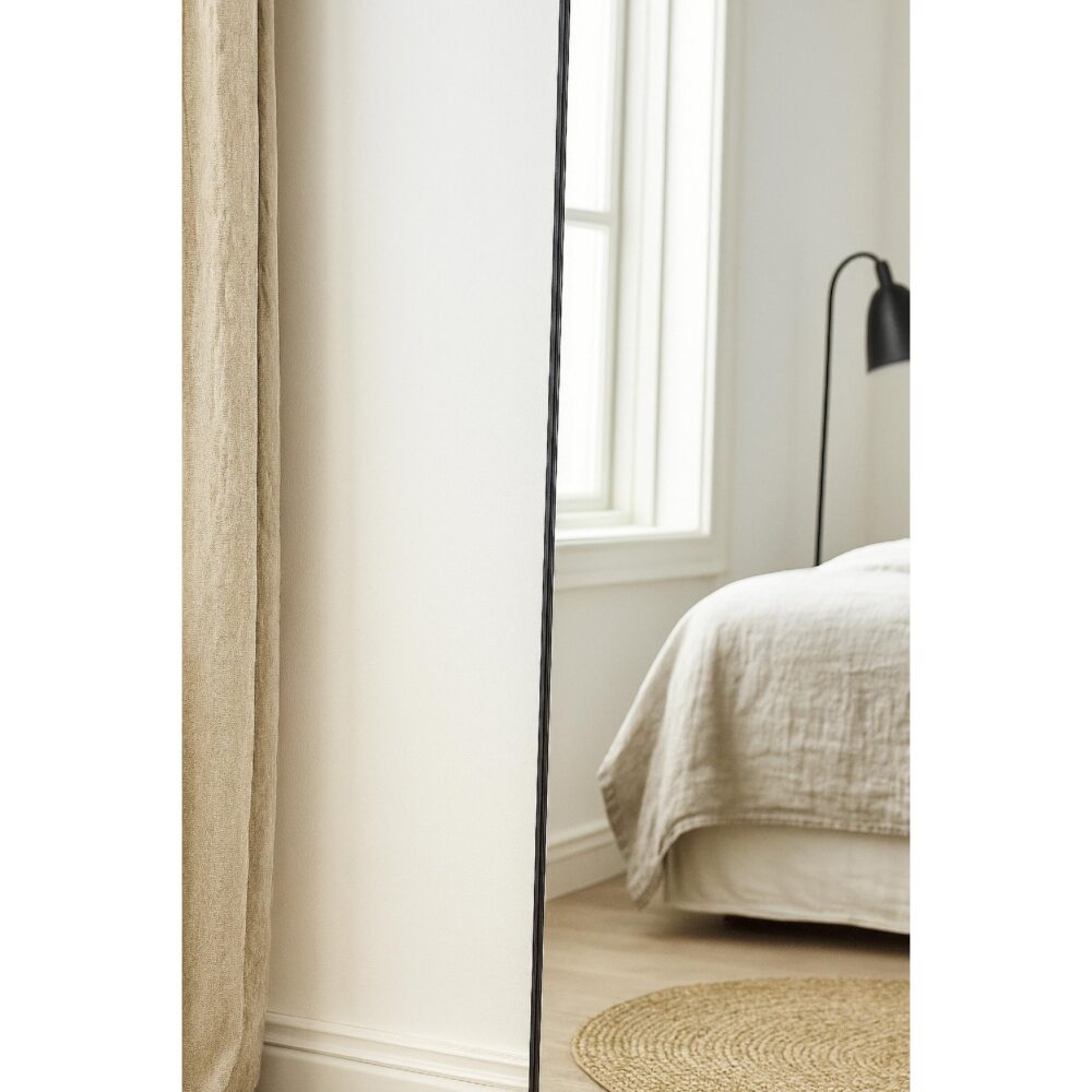 zwarte staande passpiegel 100x193 afbeelding 4