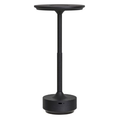 draadloze oplaadbare tafellamp zwart afbeelding 2