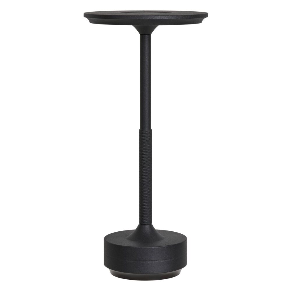 draadloze oplaadbare tafellamp zwart afbeelding 1