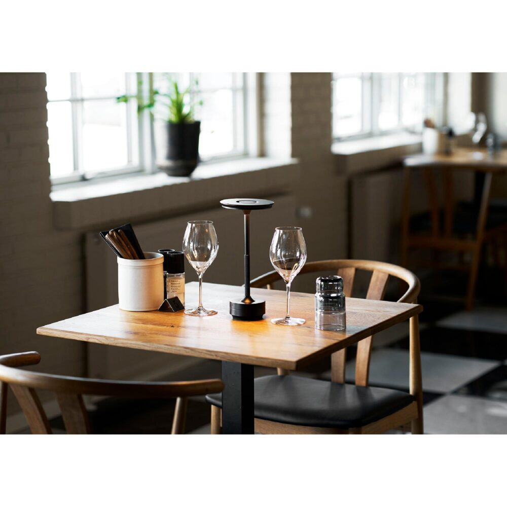 draadloze oplaadbare tafellamp zwart afbeelding 6