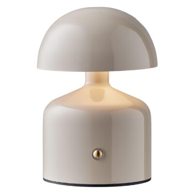 oplaadbare draadloze tafellamp grijs afbeelding 2