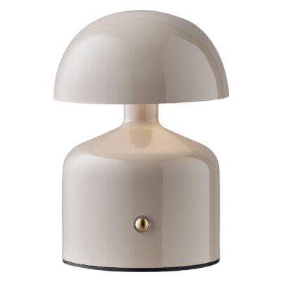 oplaadbare draadloze tafellamp grijs afbeelding 4