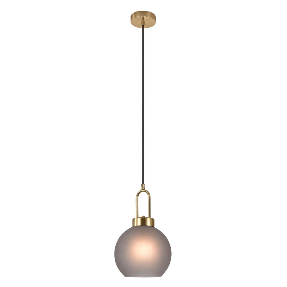 rookglas hanglamp Karin 20 cm afbeelding 2