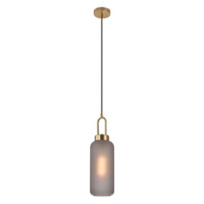 Karin rookglas hanglamp brass afbeelding 2