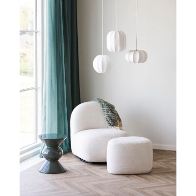 witte ronde hanglamp Elina afbeelding 3