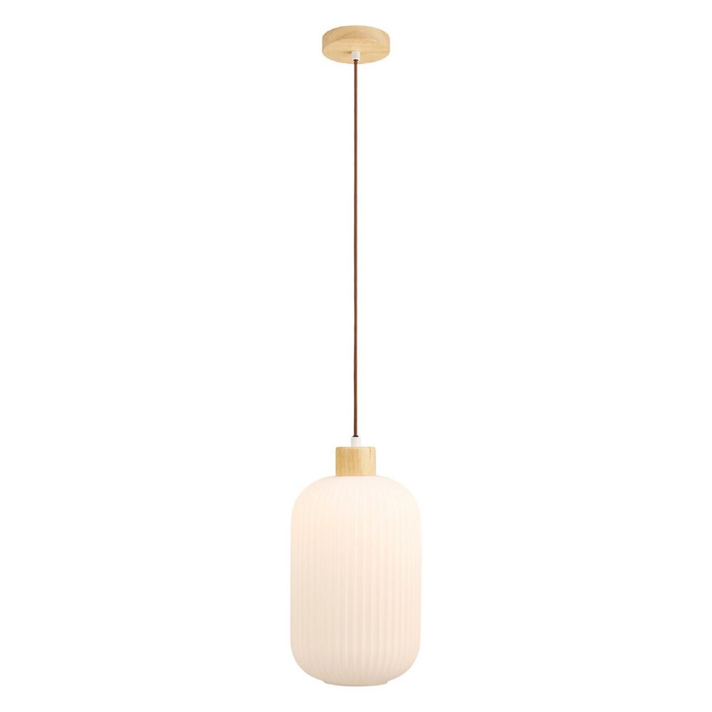 witte glazen hanglamp Brynn afbeelding 2