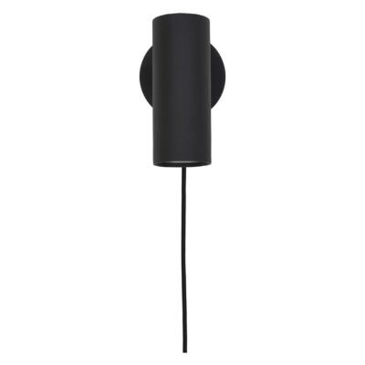 zwarte stalen wandlamp industrieel afbeelding 2