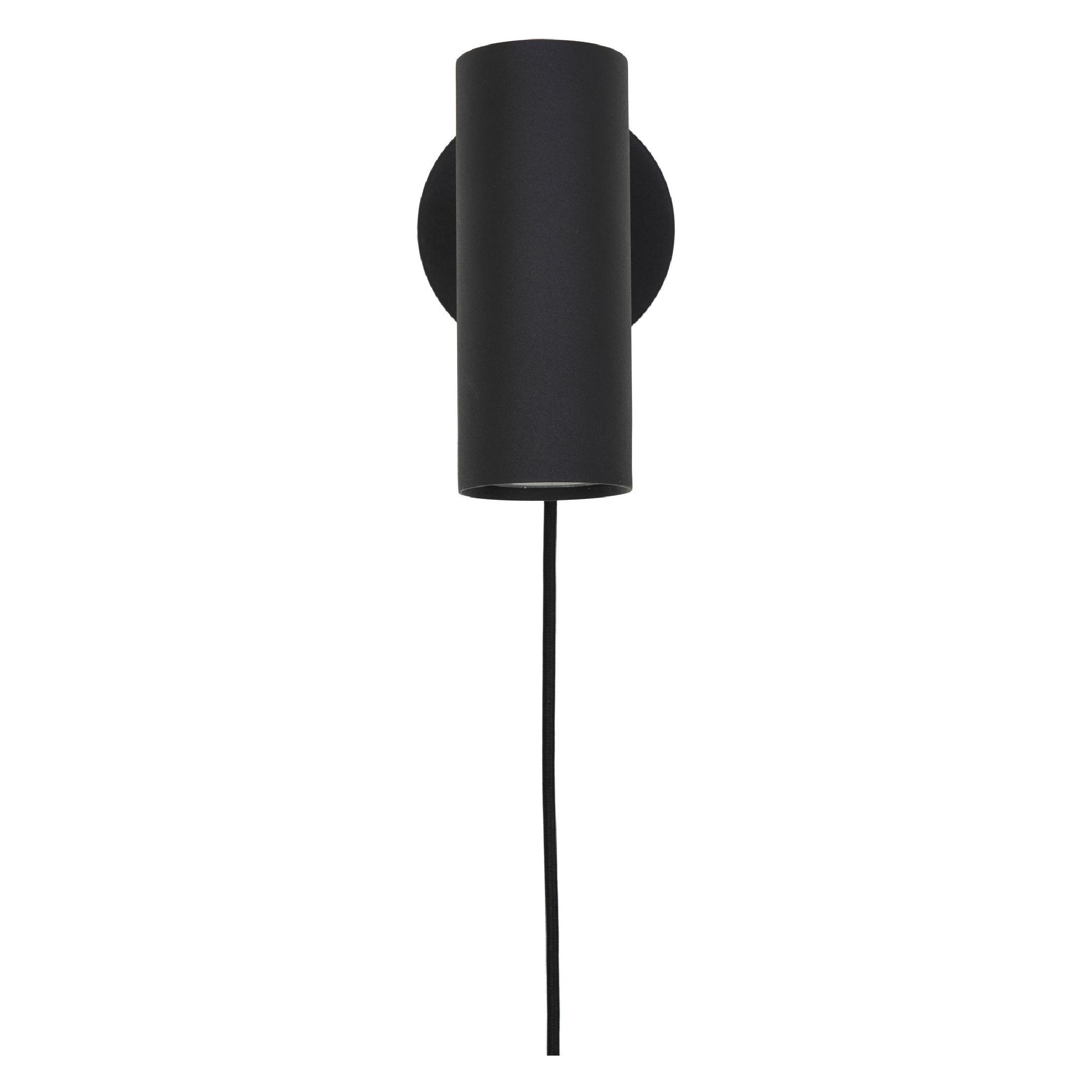 zwarte stalen wandlamp industrieel afbeelding 2