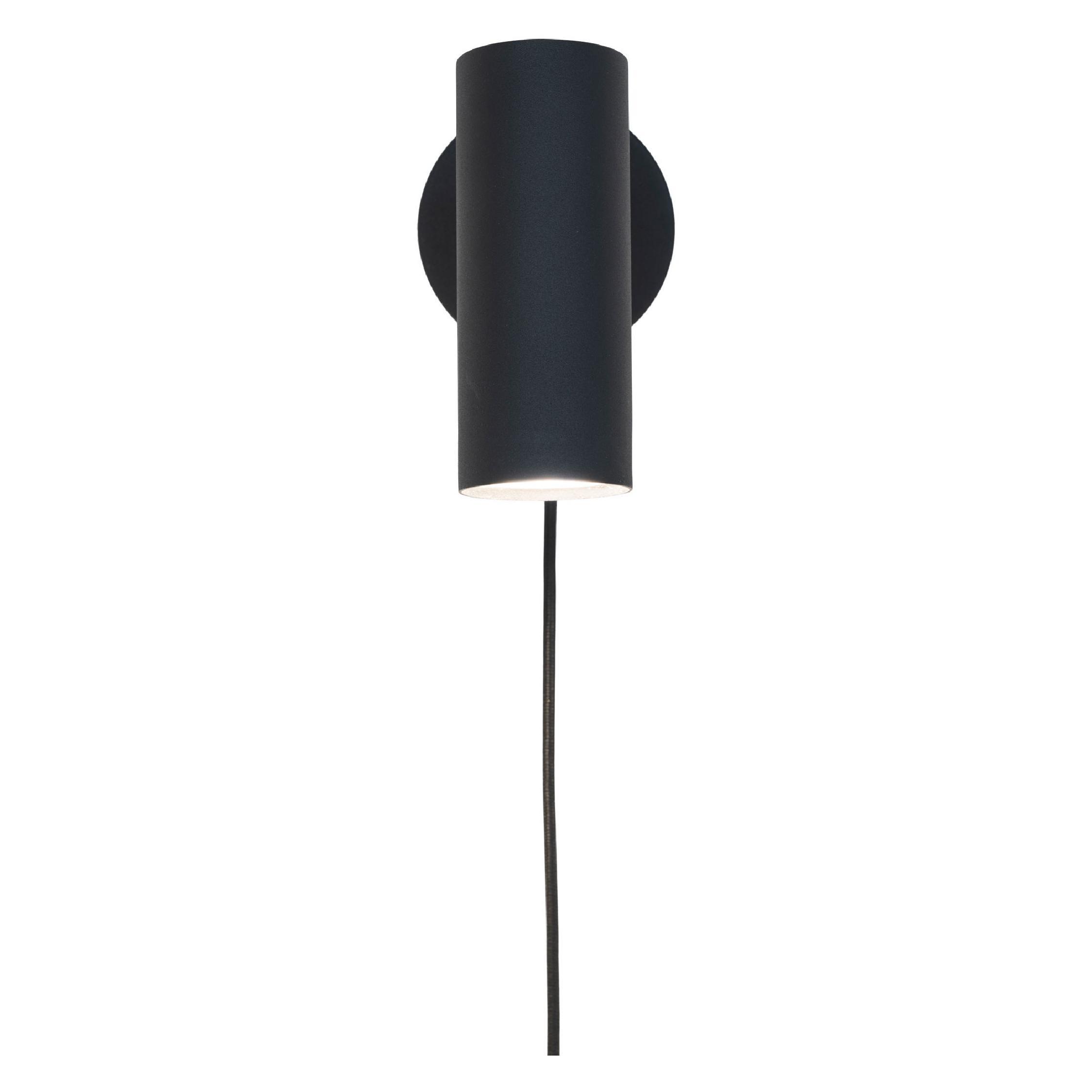 zwarte stalen wandlamp industrieel afbeelding 3